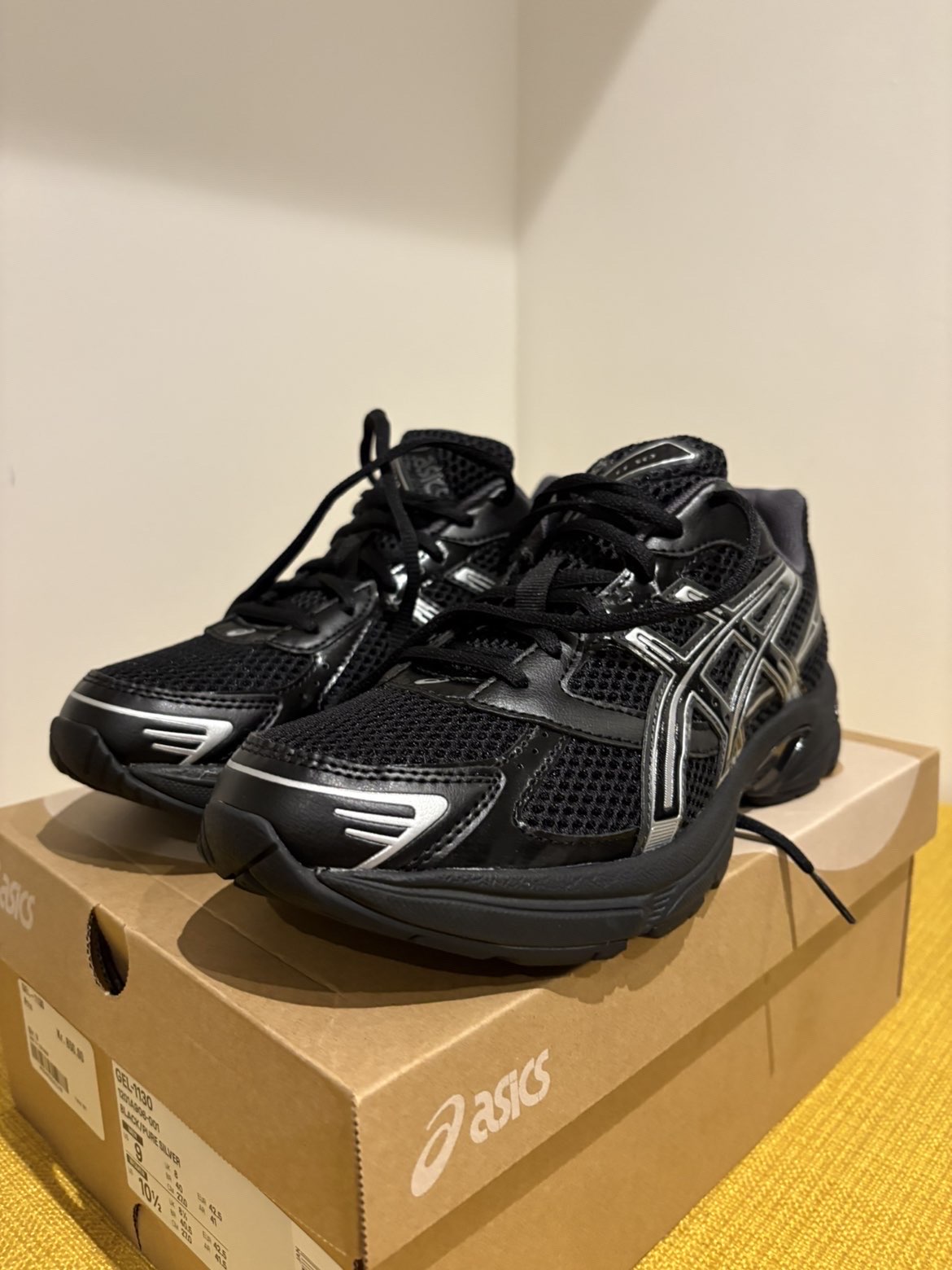 Asics Gel 1130 Black Pure Silver